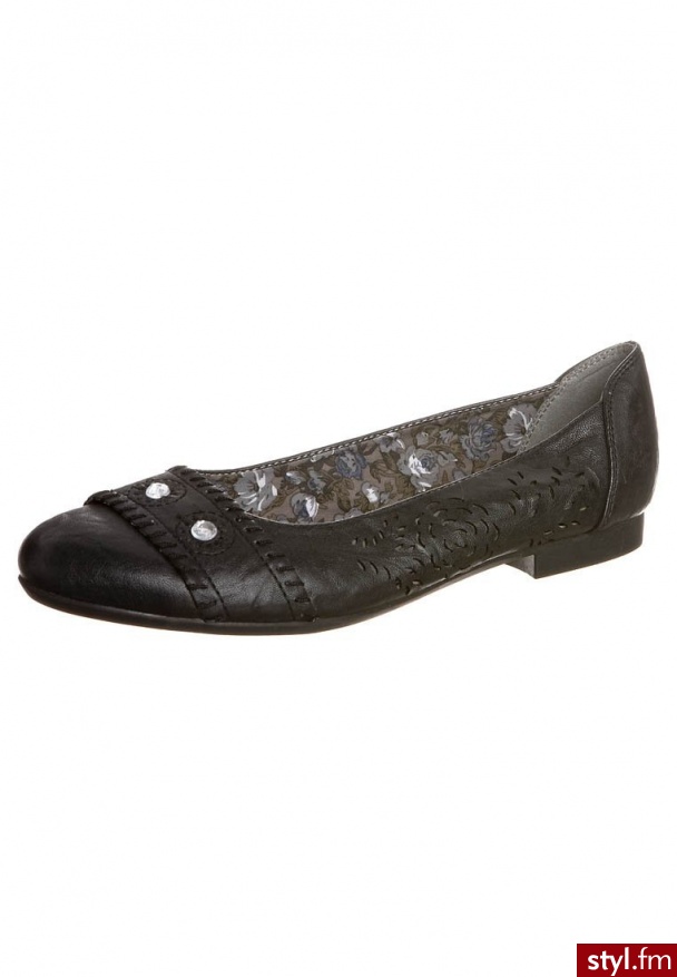 Anna Field Baleriny czarny - Balerinki Buty Moda