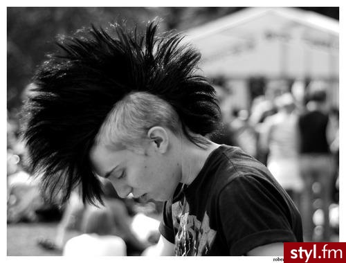 Punk Rock Alternatywne Średnie Fryzury