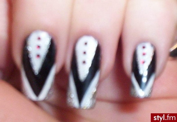 Autor: steelmi Moje sylwestrowe. Autor: <b>steelmi</b><br /> - Paznokcie