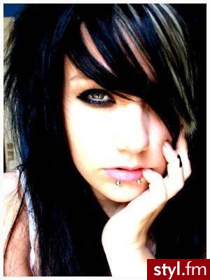 EMO Alternatywne Średnie Fryzury