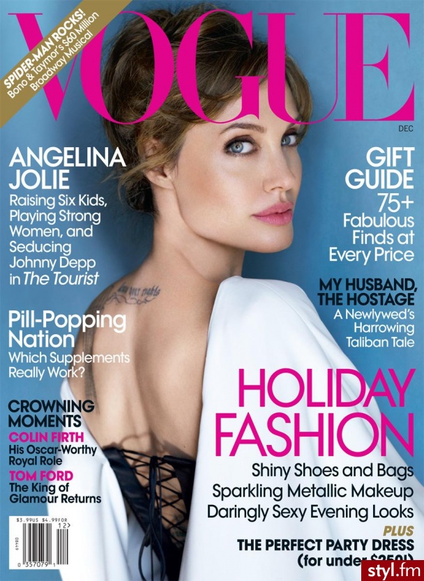 Jolie. Angelina Jolie w Vogue - Pozostałe Ciuchy Moda