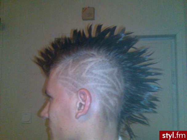 Punk Rock Alternatywne Średnie Fryzury