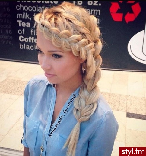Blond Upięcie Proste Na co dzień Długie Fryzury