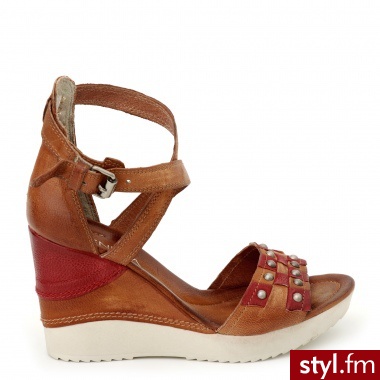 Venezia SANDAŁY NA KOTURNIE 859002 CUOMA - Koturny Buty Moda