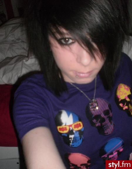 EMO Alternatywne Średnie Fryzury
