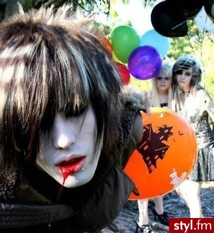 EMO Alternatywne Średnie Fryzury
