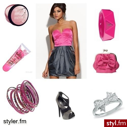 zestaw. różowy - Styler