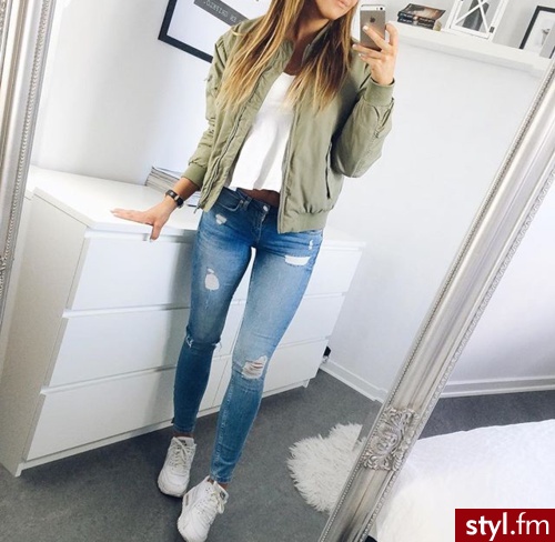 Jeansy Spodnie Moda