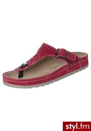 Rohde Kapcie czerwony (5804) - Pozostałe Buty Moda