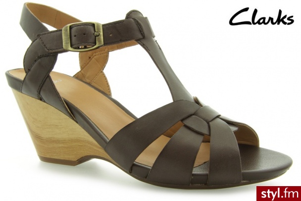 Clarks Popple Jive Dark Brown Lea - Koturny Buty Moda