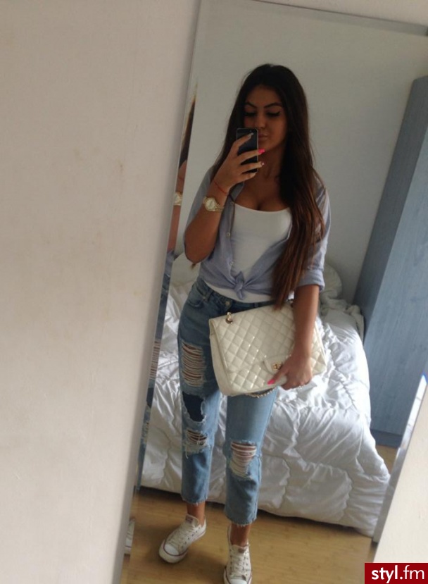 Jeansy Spodnie Moda