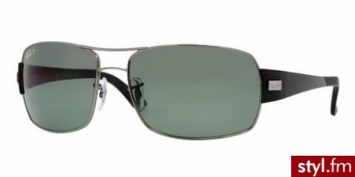RAY BAN okulary przeciwsłoneczne 3426 004/9A polaryzacja - Okulary Dodatki Moda