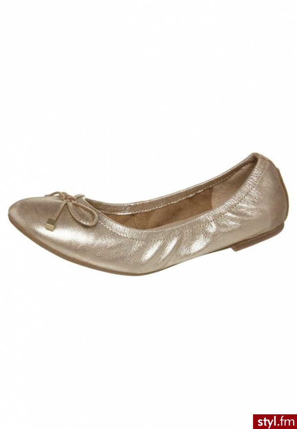 JB MARTIN EMPORIO Baleriny złoty - Balerinki Buty Moda