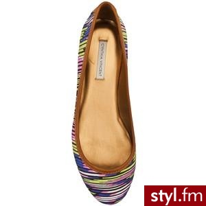 TWELFTH STREET BY CYNTHIA VINCENT - Printed canvas ballet flats - Polyvore. Pobrano ze strony: http://www.polyvore.com/twelfth_street_cynthia_vincent_printed/thing?id=29204715 - Pozostałe Buty Moda
