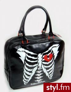 EMILY THE STRANGE Bones Tasche Bag Rockabilly Emo Punk - Pozostałe Torebki Moda