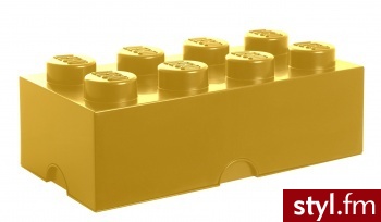 Tega Pojemnik Lego Na Zabawki 8 Żółty LG-4004-0024 - Dziecko