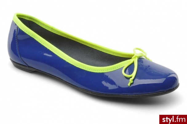 Valensi BALERINKI VEGA BY (NIEBIESKI) (Niebieski) - Balerinki Buty Moda