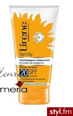Eris Lirene Family nawilżająco-odżywcza emulsja do opalania SPF20 150 ml - Emu Buty Moda