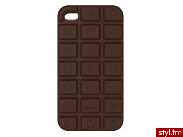 Bud Etui Silikonowe Do Iphone 4 - Chocolate - Portfele i etui Dodatki Moda