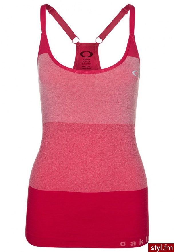 Oakley RACE DAY Podkoszulki czerwony 531836 - Bluzki Ciuchy Moda