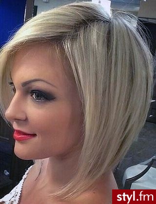 Średnie Fryzury