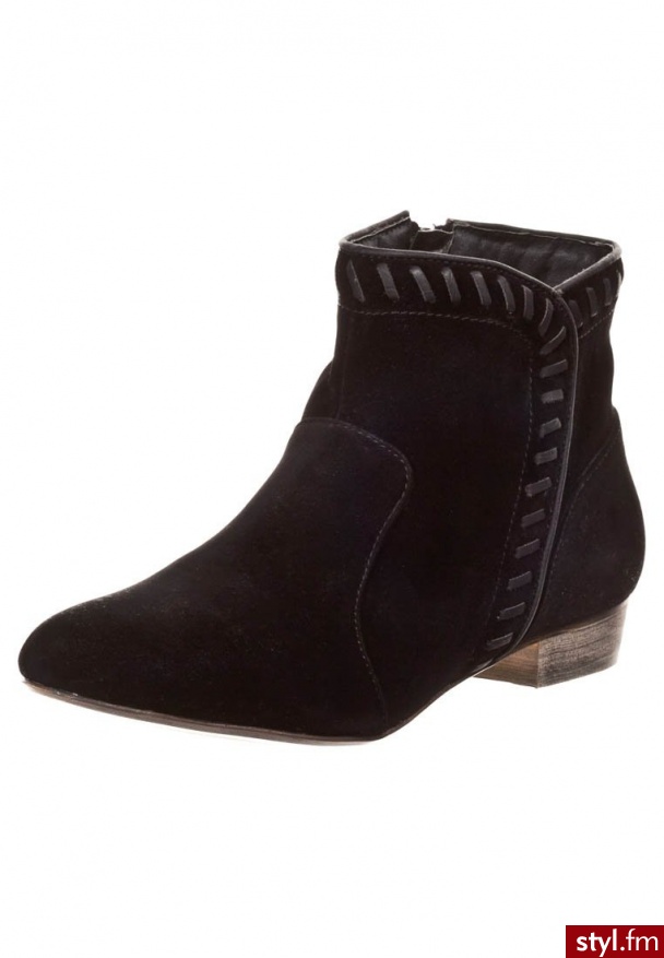 Even&Odd Botki czarny - Botki Buty Moda