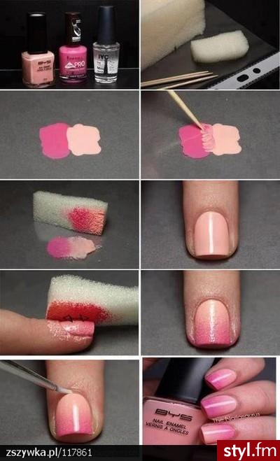 Ombre :) - Paznokcie