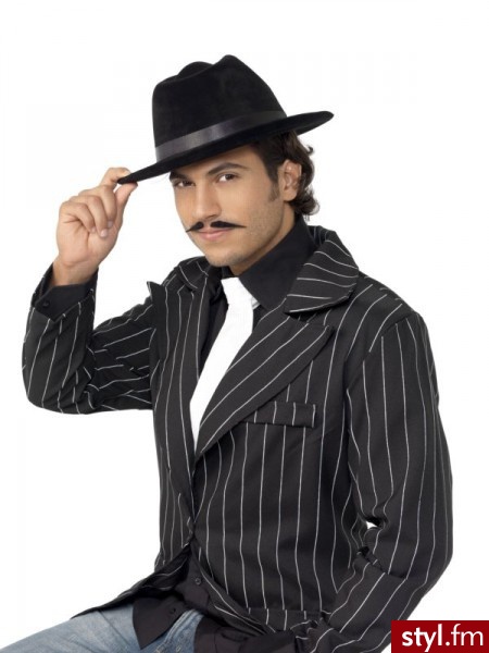 Kapelusz gangstera czarny - Nakrycia głowy Dodatki Moda