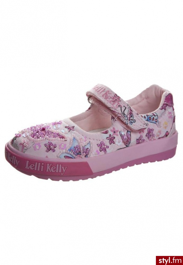 Lelli Kelly FLUTTERBY BABY DOLLY Baleriny z zapięciem różowy - Balerinki Buty Moda