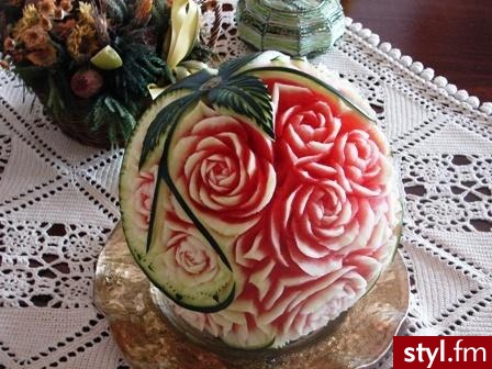 Carving-czyli sztuka zdobienia w owocach. - Misz-masz
