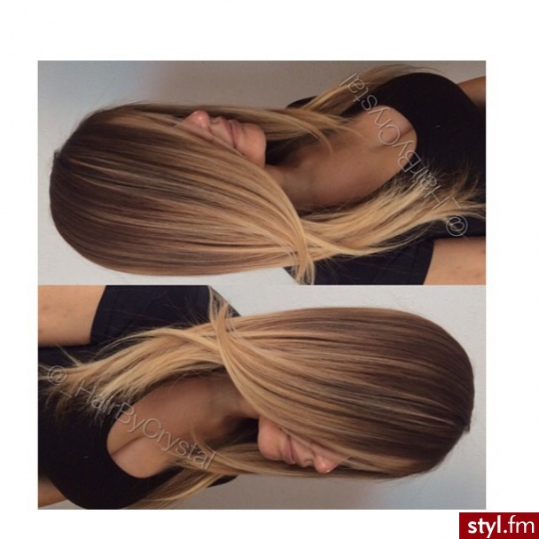 Blond Rozpuszczone Proste Na co dzień Długie Fryzury