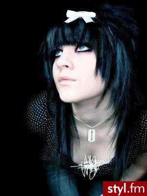 EMO Alternatywne Średnie Fryzury