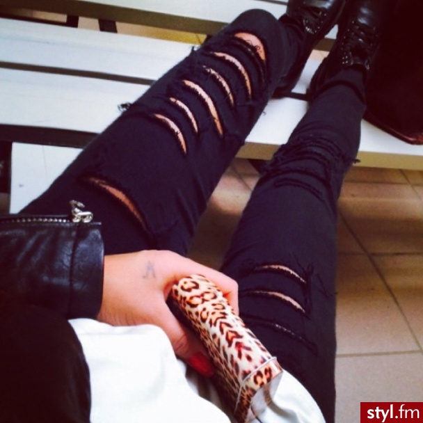 Jeansy Spodnie Moda