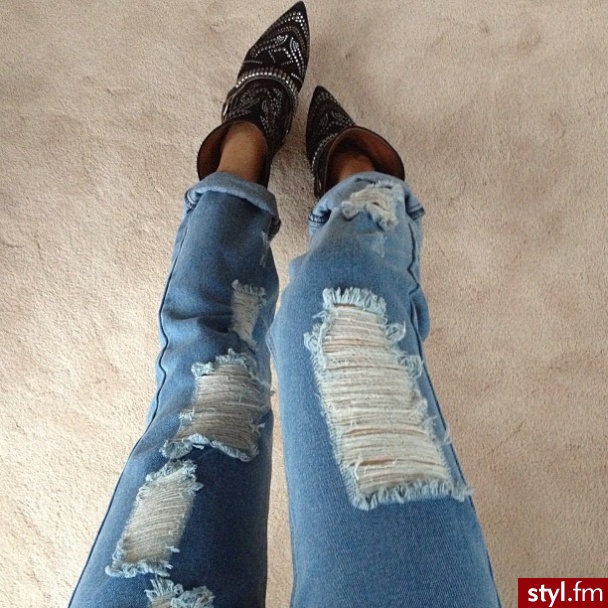 Jeansy Spodnie Moda