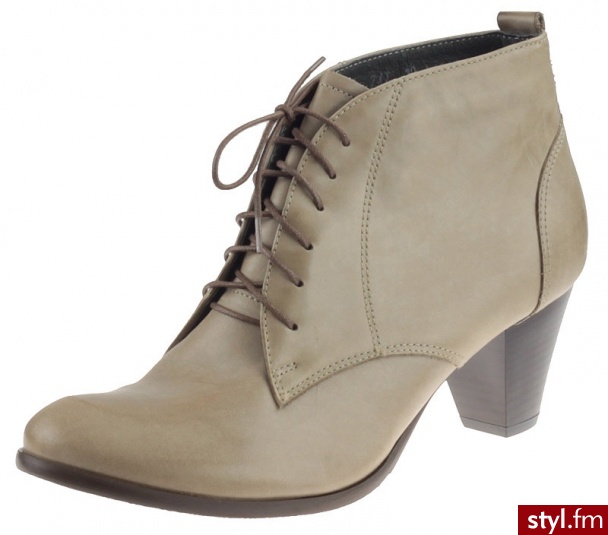 Nessi Półbuty 24701 Beżowe 51 - Półbuty Buty Moda