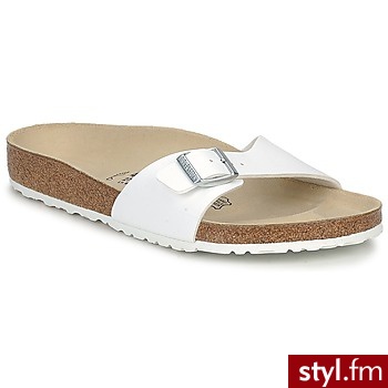 Birkenstock Klapki  Madrid White - Klapki Buty Moda