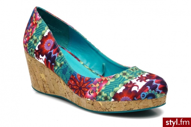 Desigual Koturny Mary by (Multikolor) - Koturny Buty Moda