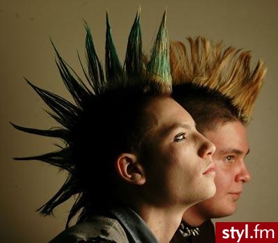 Punk Rock Alternatywne Średnie Fryzury