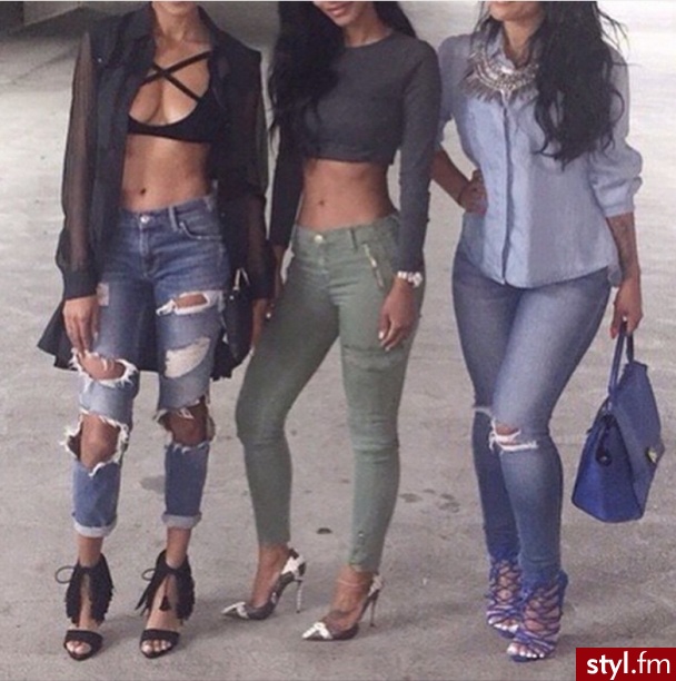 Jeansy Spodnie Moda