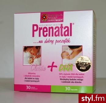 PURITAN'S PR PRENATAL DUOPACK CLASSIC X 30+DHA X 30 - Bransoletki Biżuteria Moda