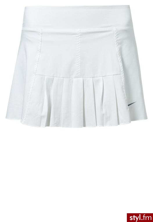 Nike Performance SEASONAL KNIT Spódnica sportowa biały - Pozostałe Spódnice Moda
