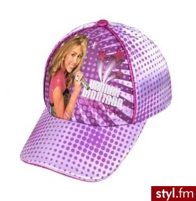 Czapeczka z Daszkiem Hannah Montana Fioletowa - Nakrycia głowy Dodatki Moda