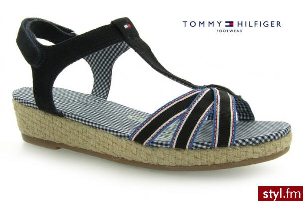 Tommy Hilfiger SANDAŁY KIMMY 5A CORE NAVY - Sandały Buty Moda