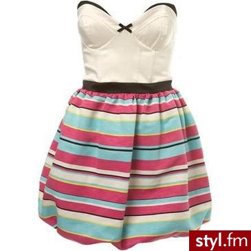 paseczki - Pozostałe Sukienki Moda
