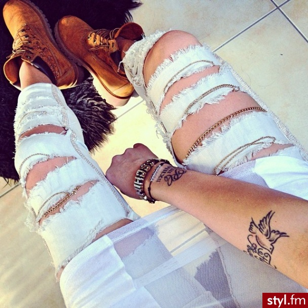 Jeansy Spodnie Moda