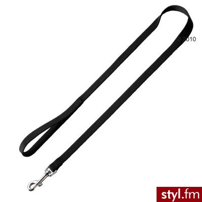 Hunter smycz nylonowa Ecco Sport, czarna - Dł. 200 cm, O 15 mm, regulowana - Psy Zwierzaki