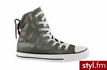 Converse Buty CHUCK TAYLOR SLOUCHY HI szary/fiolet roz. 36 (517468) - Pozostałe Ciuchy Moda