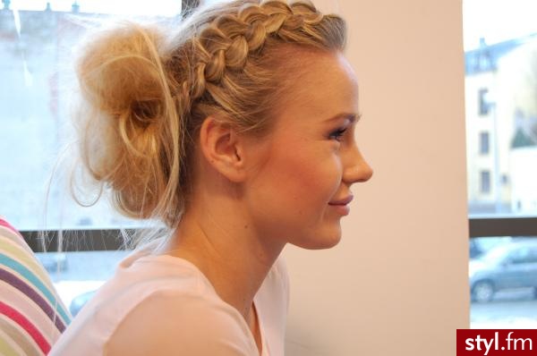 Blond Warkocze Proste Na co dzień Długie Fryzury