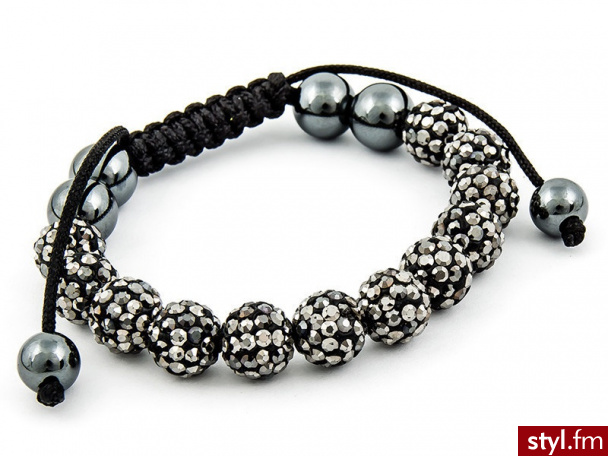 BRANSOLETKA SHAMBALLA METALLIC - Bransoletki Biżuteria Moda