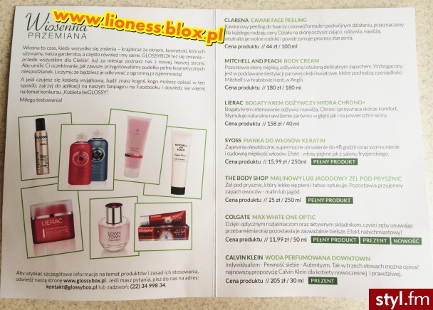 http://lioness.blox.pl/2014/03/GLOSSYBOX-Marzec-2014.html - Misz-masz